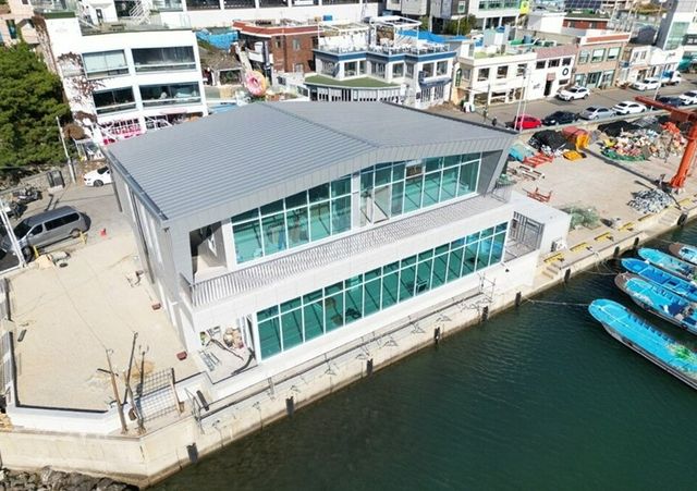 청사포항 청사랑 모습