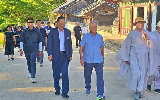 해남군 방문한 문재인 전 대통령