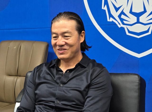 2일 수원FC와의 경기 앞서 취재진 만난 김판곤 감독