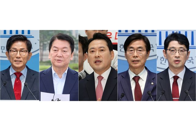 국민의힘 당 대표 선거 5파전
