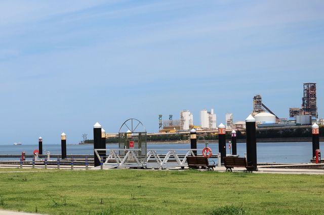 2023년 준공 이후 아직 개장하지 못한 포항 형산강 보트 계류장