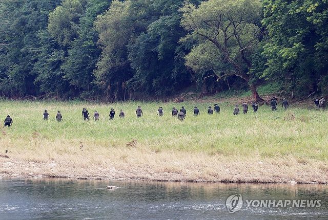 계속되는 실종자 수색 작업