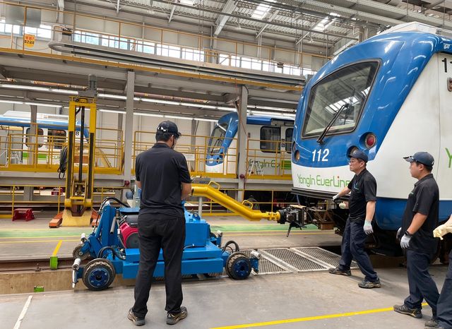 시험운전 준비 모습