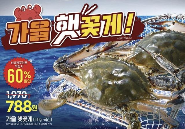 가을 햇꽃게 행사