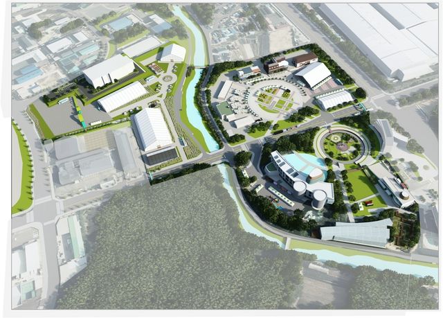 엑스포 행사장 조감도