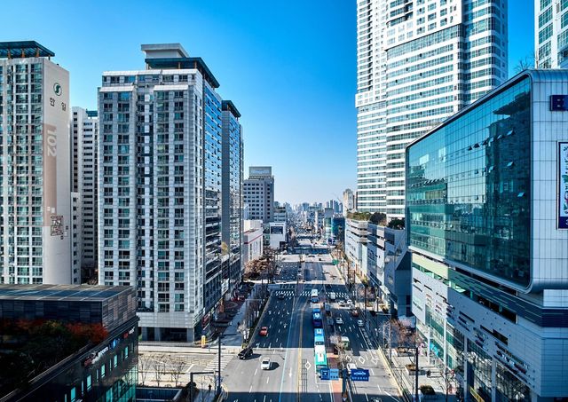 지중화사업이 진행된 망우로