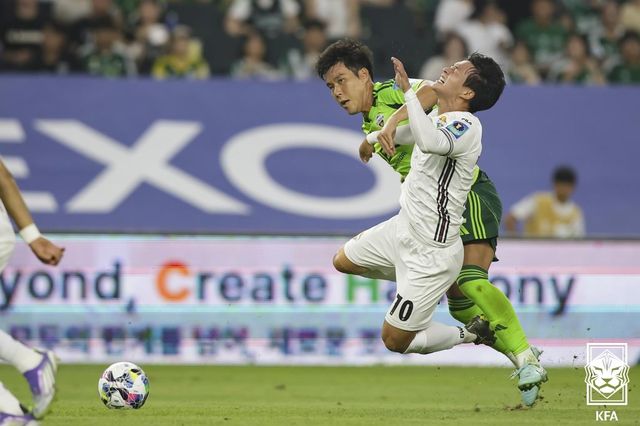 전북=강원 경기 장면.