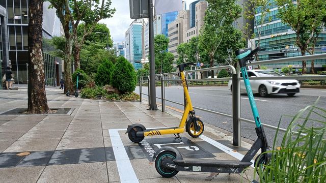 테헤란로 킥보드 주차공간