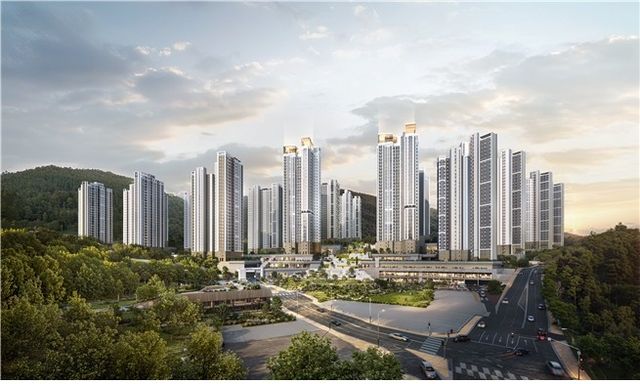 백사마을 재개발 조감도