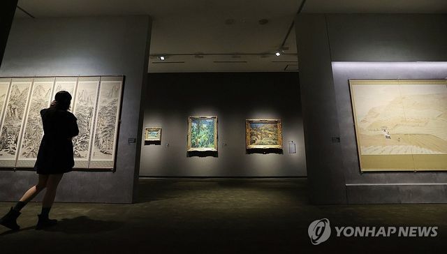 덕수궁에서 열린 광복 80주년 기념 전시