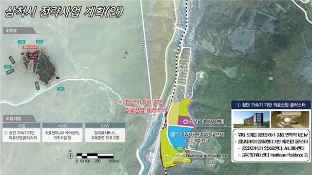 삼척 중입자 가속기 암 치료기 기반 의료 클러스터