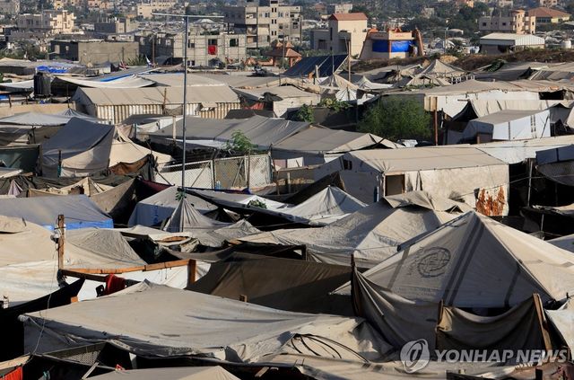 가자지구 남부 칸유니스의 난민촌