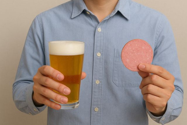 "대장암 주범은 술·가공육"