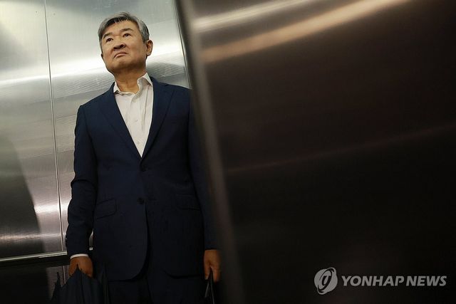 피의자 신분으로 해병특검 출석하는 조태용 전 실장