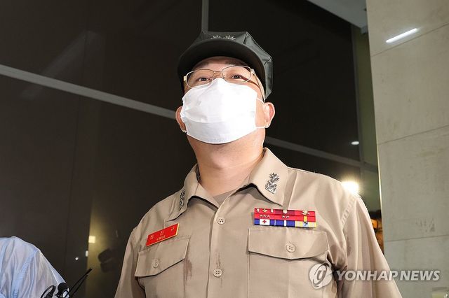 최진규 전 해병대 포11대대장, 해병특검 출석