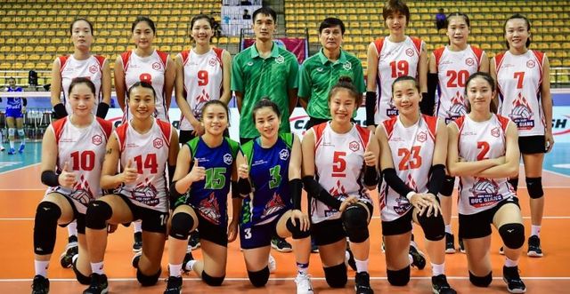 베트남 여자팀 득지앙의 선수들