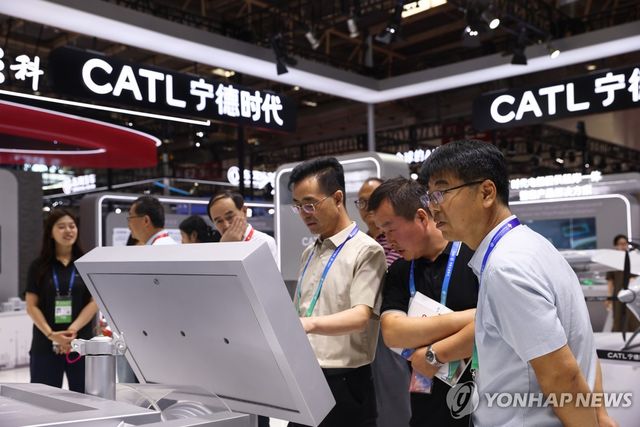 중국 공급망 엑스포에 부스 설치한 CATL