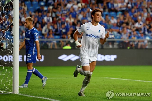 상대 자책골 유도한 오현규