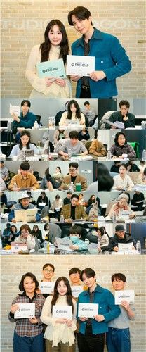 드라마 '태풍상사' 대본리딩 현장