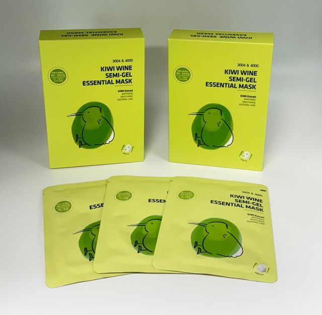 키위 부산물을 활용해 만든 미백 마스크팩