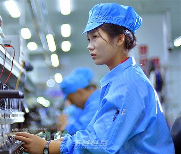 북한 진달래손전화기공장 종업원