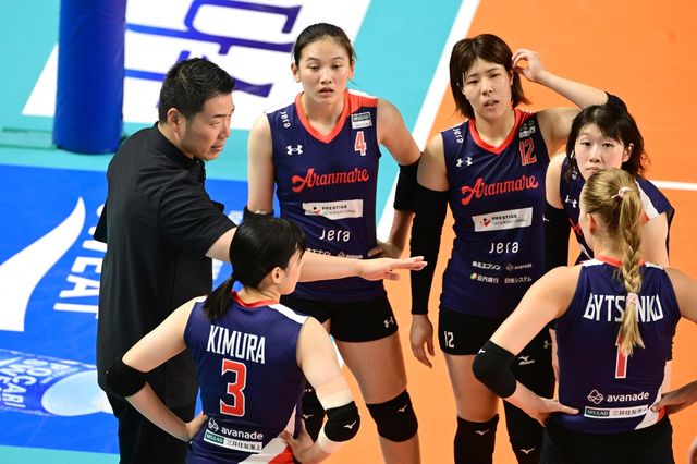 작년 컵대회 여자부 초청팀으로 참가한 일본의 아란마레 선수들