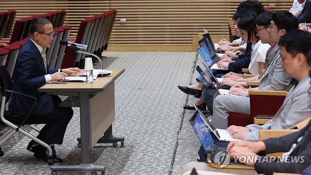 위성락 안보실장 기자간담회