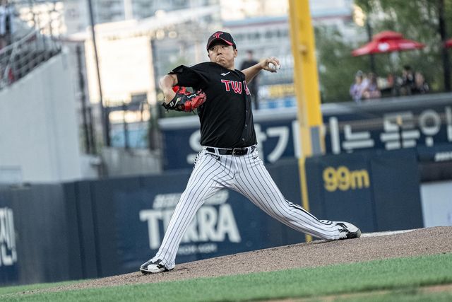 LG의 선발 투수 송승기