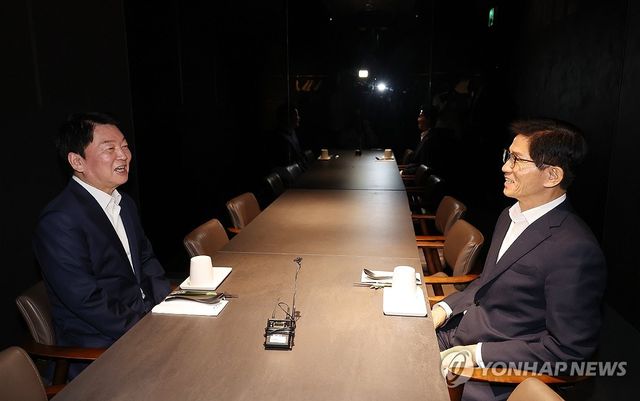 안철수 만난 김문수