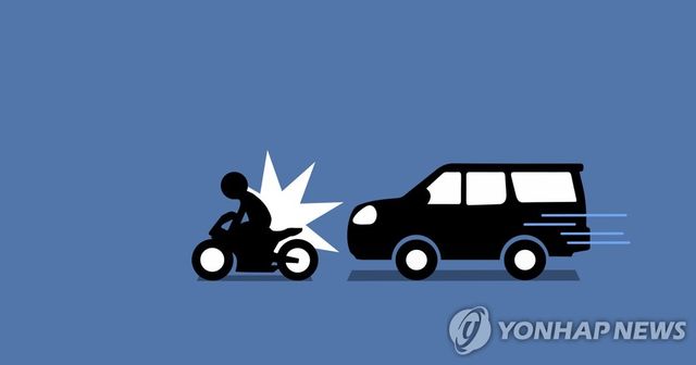 SUV - 오토바이 추돌사고 (PG)