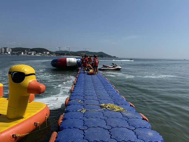 70대 해녀 구조 당시 모습