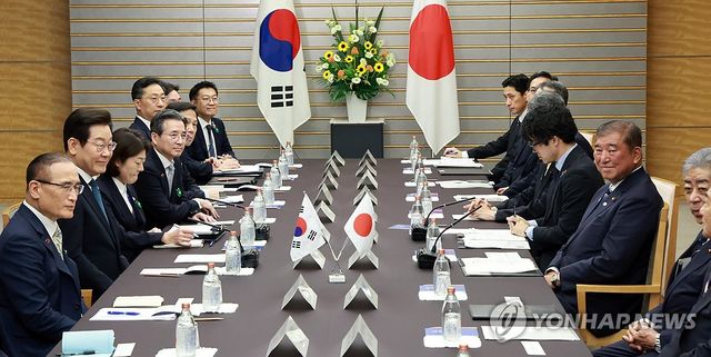 이재명 대통령, 이시바 총리와 한일 확대정상회담
