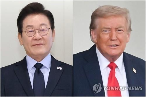 이재명 대통령(왼쪽)과 트럼프 미국 대통령