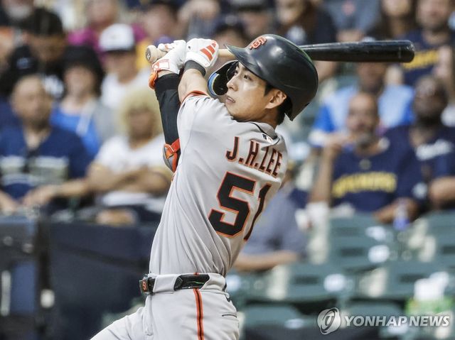 밀워키전 이정후의 타격
