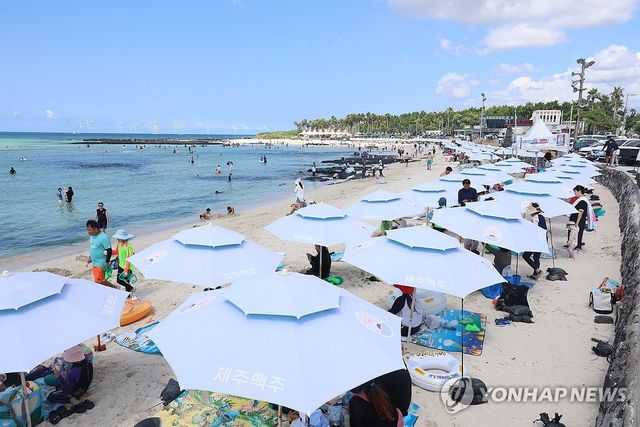 막바지 피서 절정