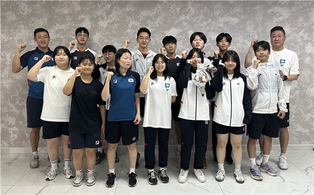 이번 대회를 마치고 25일 귀국 예정인 청소년 사격 대표 선수단