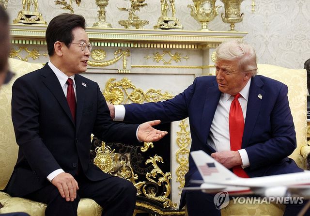 화기애애한 분위기 속에 진행된 한·미 정상회담