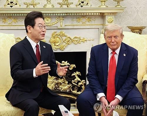 백악관에서 열린 한미정상회담