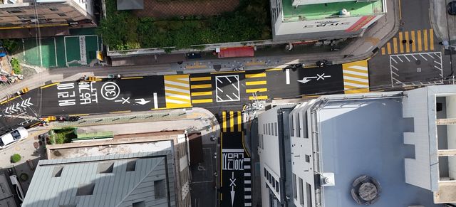 영동초등학교 통학로 개선 사업 후 모습