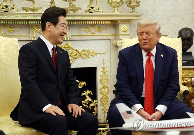 이재명 대통령, 트럼프 대통령과 한·미 정상회담