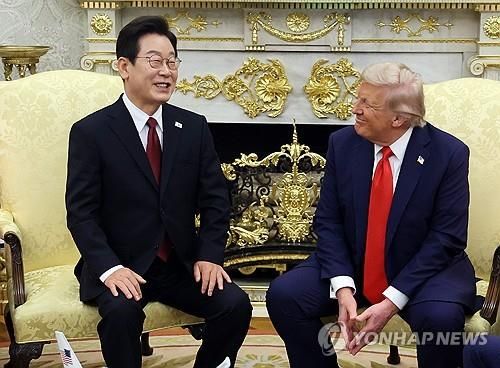 백악관에서 열린 한미정상회담 