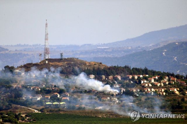 지난 6월 26일 이스라엘군에 공습당한 레바논 남부 키암 마을