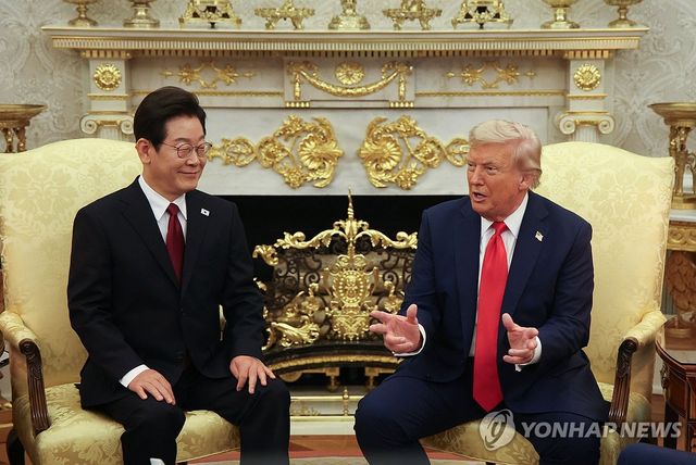 이재명 대통령, 트럼프 대통령과 한·미 정상회담