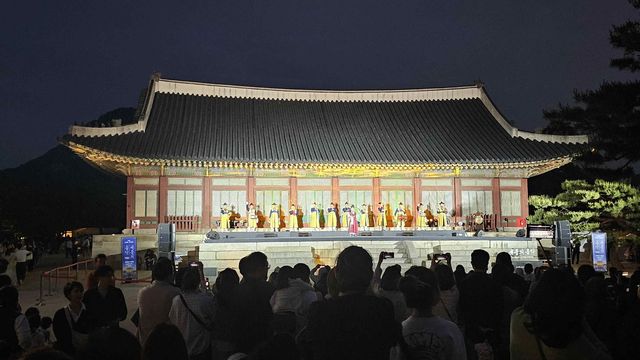 경복궁 야간관람 현장