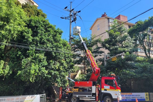 제주시 이도2동 일대 1천300여 가구 정전
