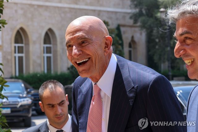 레바논 방문한 톰 배럭 미국 특사