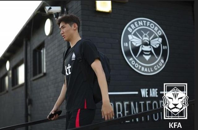 2023년 9월 남자 A대표팀 유럽 원정 친선경기 당시 김지수.