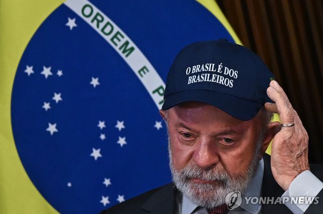 26일(현지시간) 각료 회의 주재하는 브라질 룰라 대통령
