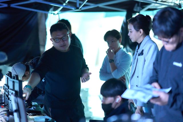 '애마' 촬영 현장