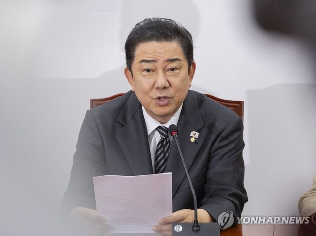 정기국회 원내 정책 방향 말하는 김병기 원내대표